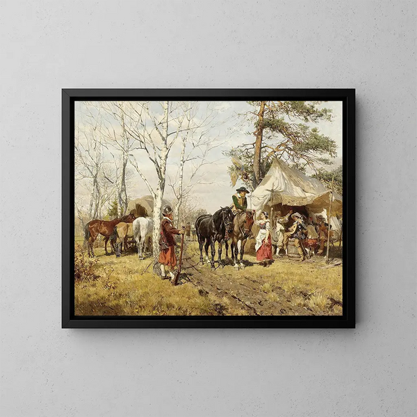 The Rest - Wilhelm Velten — framed artwork on a wall