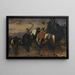 Traversée de la rivière - Wilhelm von Diez — ingelijst kunstwerk aan de muur
