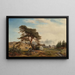Landschap met jagers - Wilhelm von Mörner — ingelijst kunstwerk aan de muur