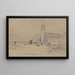 Katwijk - Willem Anthonie van Deventer — framed artwork on a wall