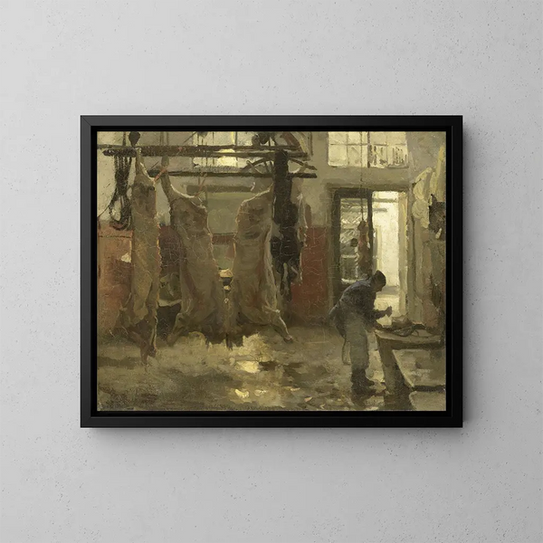 L'abattoir - Willem Bastiaan Tholen — framed artwork on a wall