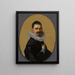 Portret van een man - Willem Cornelisz. Duyster — ingelijst kunstwerk aan de muur