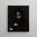 Portret van een man - Willem Drost — ingelijst kunstwerk aan de muur