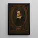 Cornelis Fransz Eversdijck 1586-1666 Wiskundige Schilderij van Willem Eversdijck — ingelijst kunstwerk aan de muur