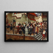 L'Accident - Willem Geets — ingelijst kunstwerk aan de muur