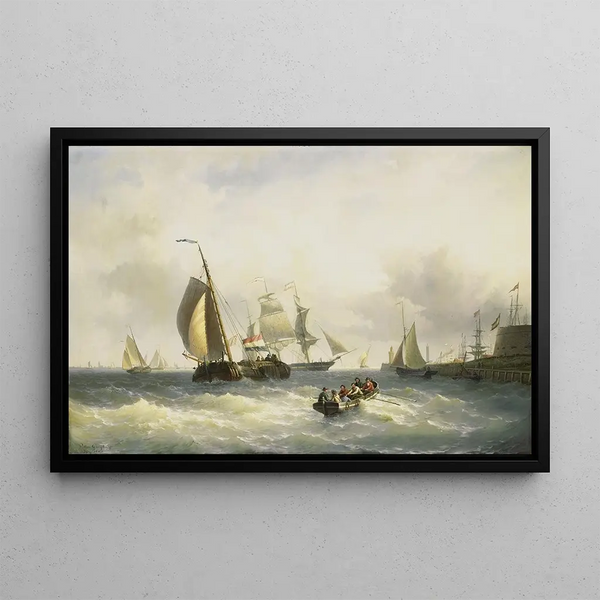 Willem Gruyter jr - Anchorage at Bremerhaven.webp