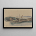 Quai met vissersboten - Willem Gruyter Jr. — ingelijst kunstwerk aan de muur