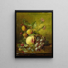 Natuurgalerij met fruit - Willem Hekking — ingelijst kunstwerk aan de muur