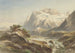 Landschap met bergen - Willem Jan van den Berghe — weergave van het kunstwerk