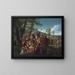 Sint-Jan de Doper predikt - Willem Reuter — ingelijst kunstwerk aan de muur