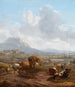 Landschap met vee van Willem Romeyn — weergave van het werk