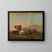 Herdes au repos - Willem Romeyn — ingelijst kunstwerk aan de muur