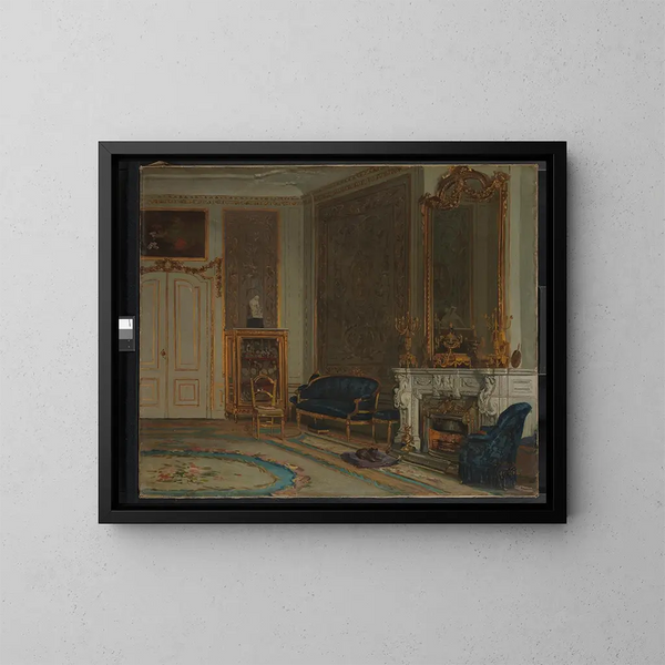 Het hall van het huis A. Willet-Holthuysen, Herengracht 605 - Willem Steelink Jr — ingelijst kunstwerk aan de muur