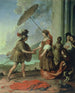 Theseus en Ariadne - Willem Strijcker — weergave van het kunstwerk