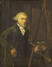 portret van een schilder, waarschijnlijk Harmanus Uppink - Willem Uppink — weergave van het kunstwerk