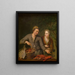Visboer - Willem van Mieris — ingelijst kunstwerk aan de muur