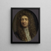 Portret van een man - Willem van Mieris — ingelijst kunstwerk aan de muur