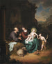 De Heilige Familie en Johannes de Doper - Willem van Mieris — weergave van het kunstwerk