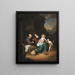 De Heilige Familie en Johannes de Doper - Willem van Mieris — ingelijst kunstwerk aan de muur