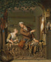De kippenverkoper - Willem van Mieris — weergave van het kunstwerk
