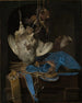 Still life with hunting tools and dead partridge - Willem van Aelst — artwork view