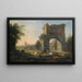Sfeer van de Romeinse avond - Willem van Bemmel — ingelijst kunstwerk aan de muur