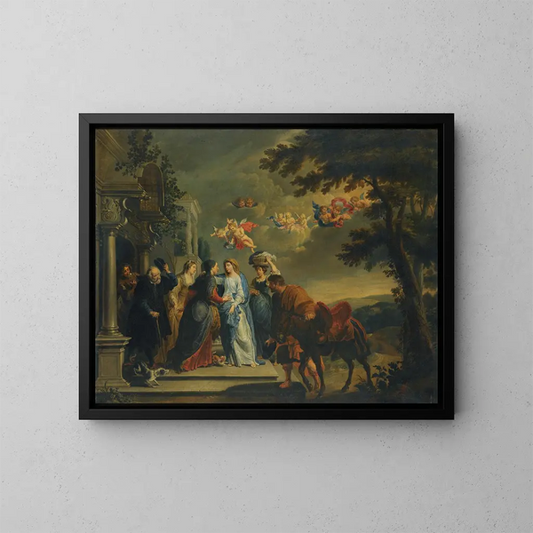 The Visitation - Willem van Herp — framed artwork on a wall