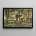 Boerderijhuis - Willem van Schaik — ingelijst kunstwerk aan de muur