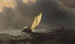 Voor de storm - Willem van de Velde de Jonge — weergave van het kunstwerk