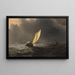 Voor de storm - Willem van de Velde de Jonge — ingelijst kunstwerk aan de muur
