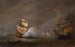 van het Bataille Navale des Guerres Anglo-Néerlandaises - Willem van de Velde le Jeune — weergave van het kunstwerk
