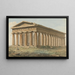 Paestum - Willey Reveley — ingelijst kunstwerk aan de muur