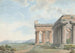 Ruïnes van de tempel in Paestum - Willey Reveley — weergave van het kunstwerk