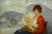 De beschermengel - William A Breakspeare — weergave van het kunstwerk