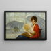 De beschermengel - William A Breakspeare — ingelijst kunstwerk aan de muur