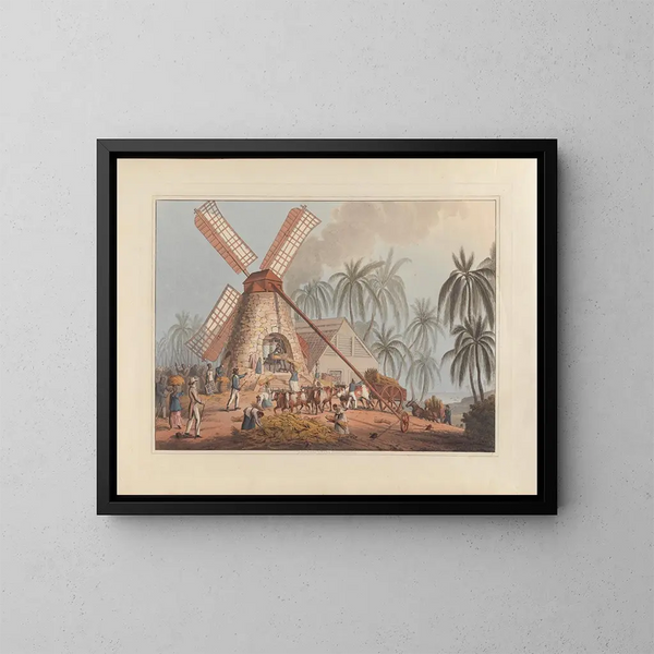 The Mill - William A V Clark — framed artwork on a wall