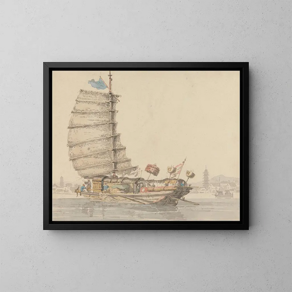 A Waste - William Alexander — framed artwork on a wall