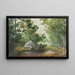 Landschap met beekje en rots - William Allen Wall — ingelijst kunstwerk aan de muur