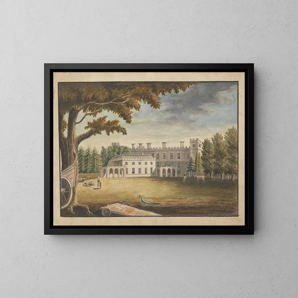 House of Syon in London - William Beilby — framed artwork on a wall