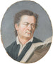 Portret van een man die leest - William Berczy — weergave van het kunstwerk