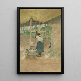William Berryman - Woman beating cassava Jamaica.webp