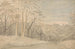 Een bebost landschap - William Blake — weergave van het kunstwerk