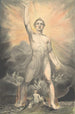 Engel van de Openbaring uit het Boek van de Openbaring hoofdstuk 10 - William Blake — weergave van het kunstwerk