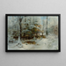 Rustige Winternamiddag - William Bliss Baker — ingelijst kunstwerk aan de muur
