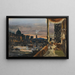 van Illuminaties op de rivier de Arno tijdens het feest van San Giovanni Florence - William Blundell Spence — ingelijst kunstwerk aan de muur