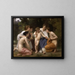Bewondering - William Bouguereau — ingelijst kunstwerk aan de muur