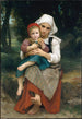 Breton Brother and Sister - William Bouguereau — artwork view