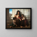 Charité - William Bouguereau — ingelijst kunstwerk aan de muur