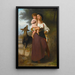 Desire - William Bouguereau — framed artwork on a wall