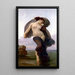 Evening Mood - William Bouguereau — framed artwork on a wall